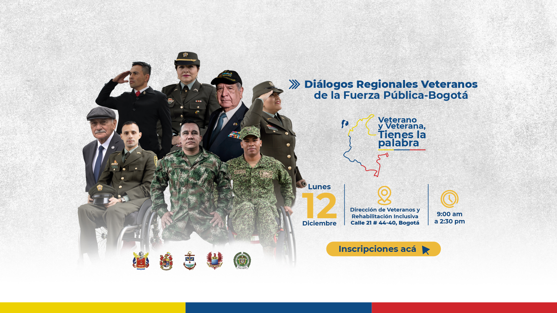 Diálogos Regionales Veteranos de la Fuerza Pública - Bogotá