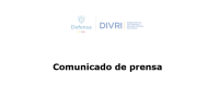 Comunicado de prensa de la DIVRI COMUNICADO.png